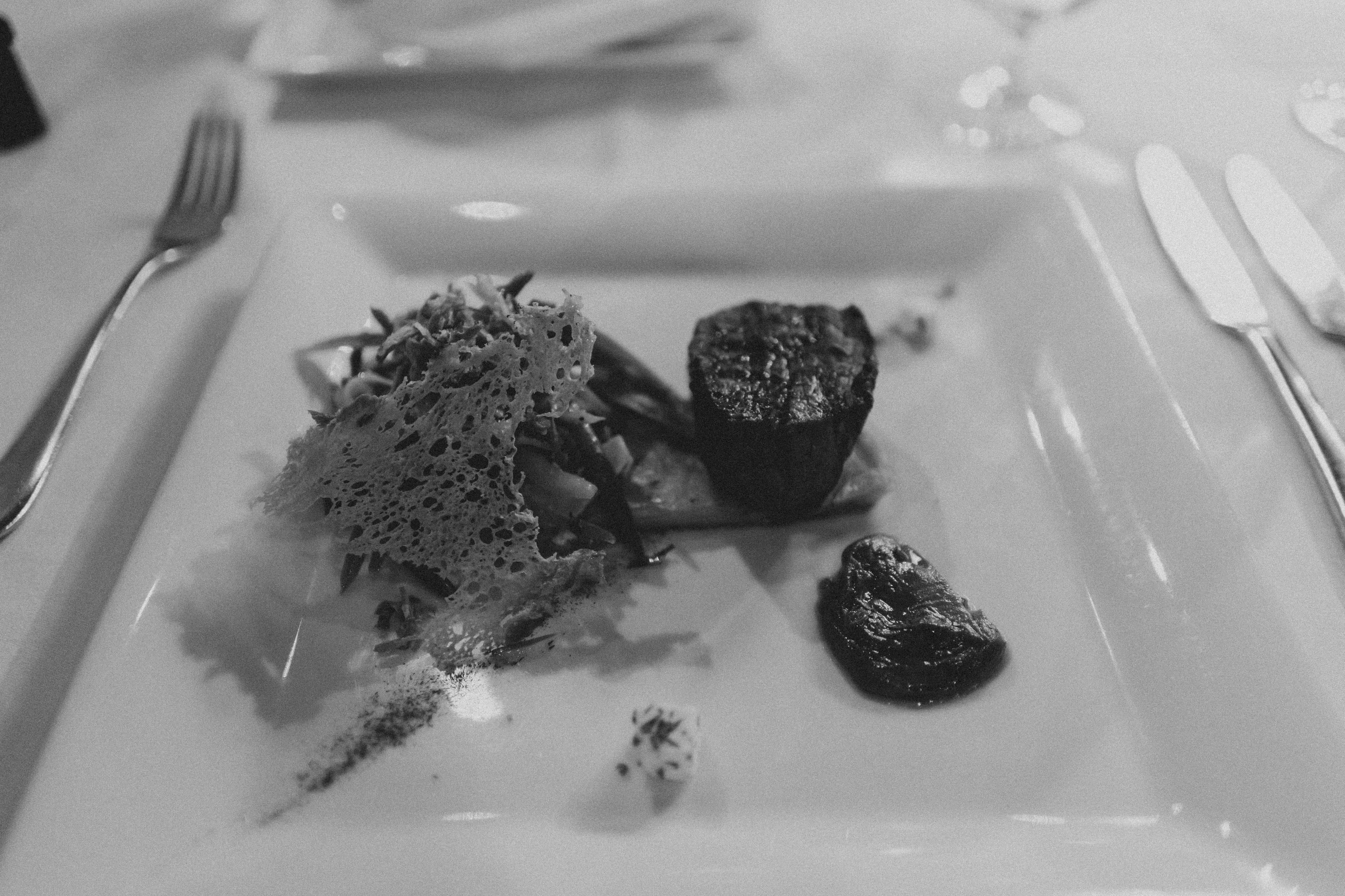 a appetizer salad from George restaurant in Toronto