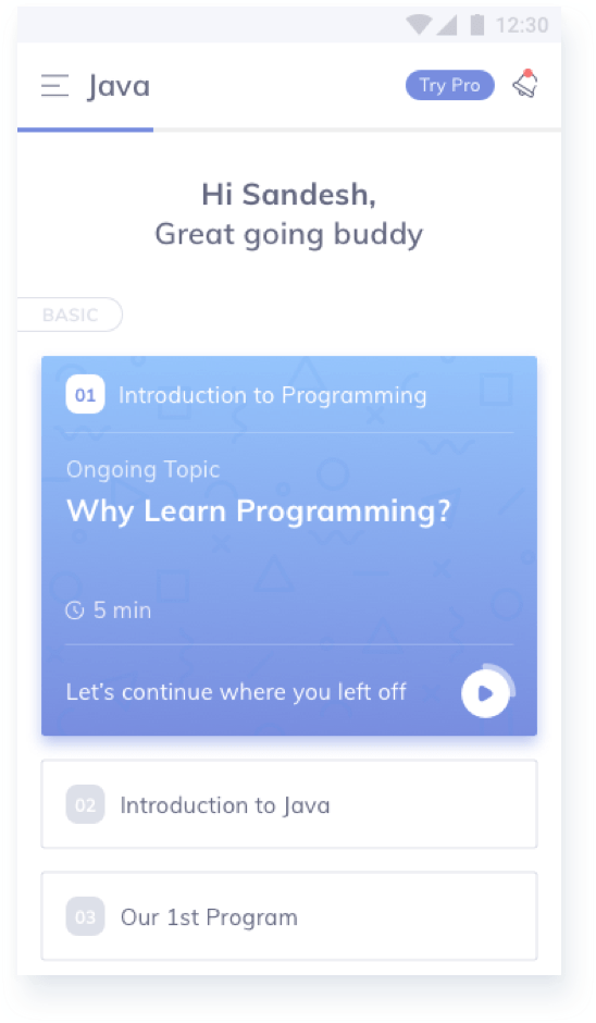 Learning Programming made fun & easy — UX / UI Design Case Study