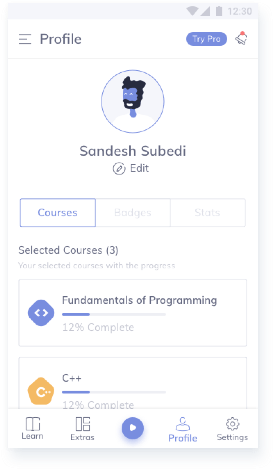 Learning Programming made fun & easy — UX / UI Design Case Study