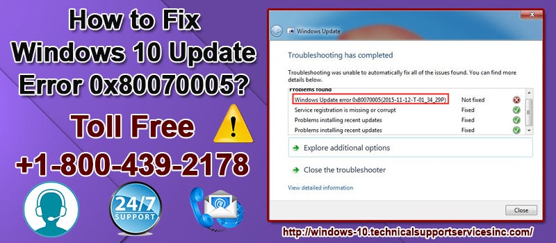 How To Fix Windows 10 Update Error 0x80070005 Windows10 Technical - 