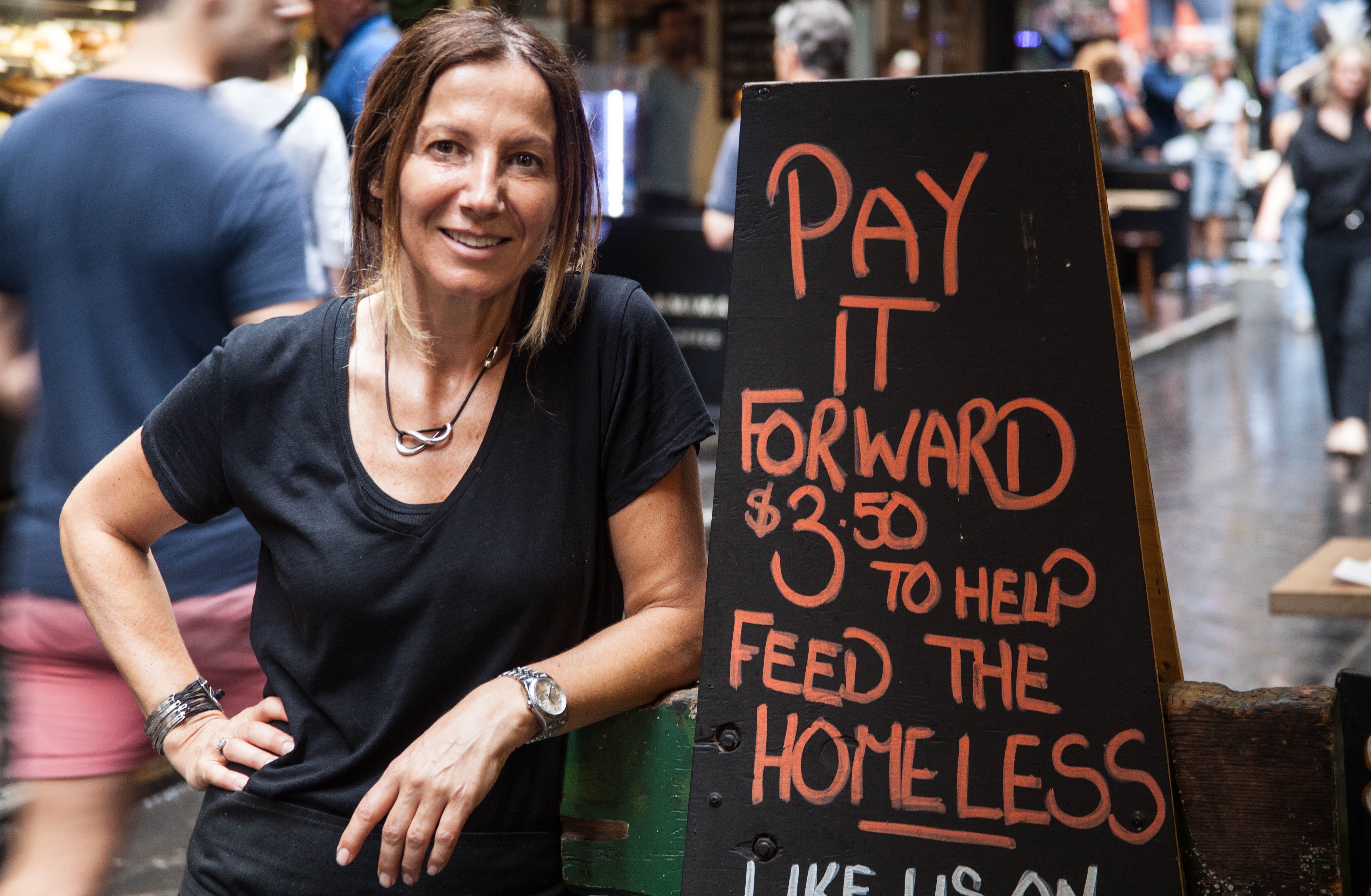 Instead of give money, why not pay 3,50 to feed a homeless person