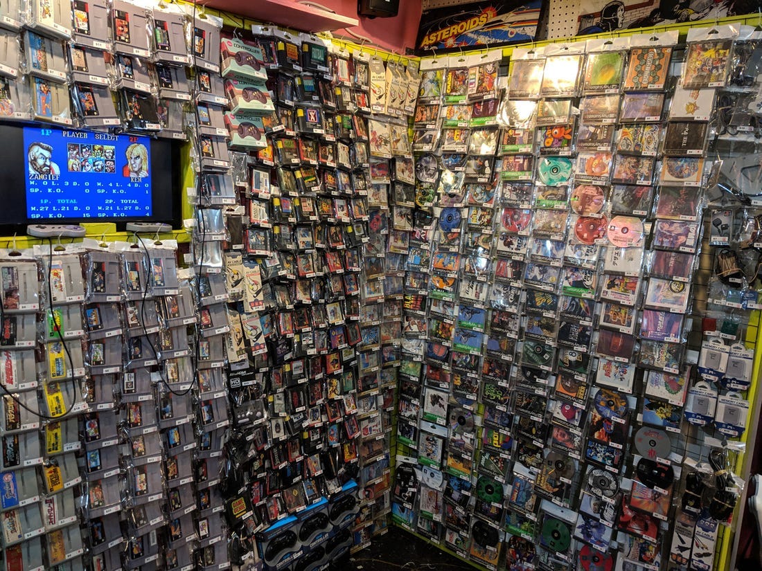 places that sell retro games near me