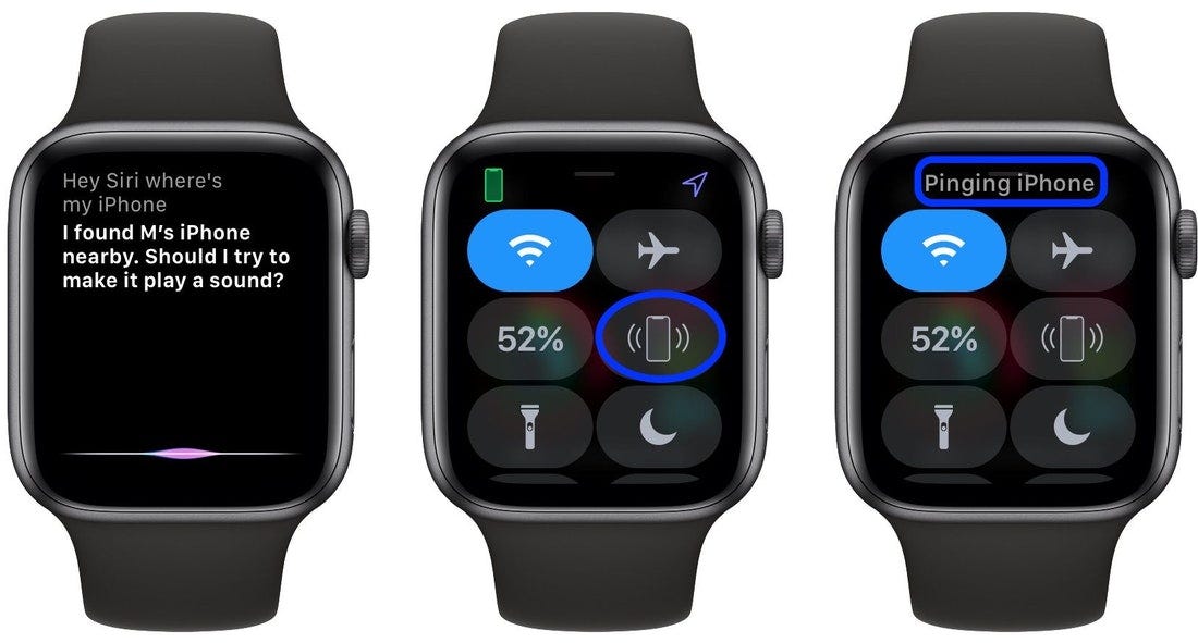 Como encontrar tu iPhone usando el Apple Watch. | by AJRA | Medium