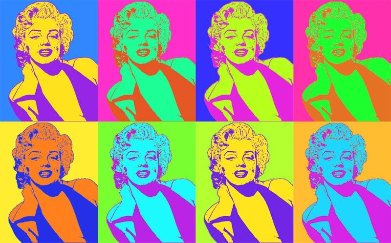 Warhol Pop Art poster