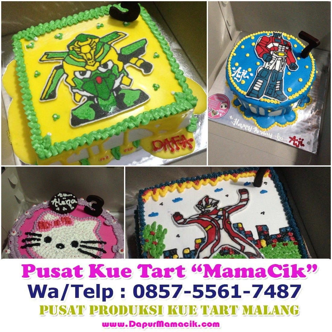 085755617487 Jual Kue Tart Ulang Tahun Custom Untuk Pacar Adik