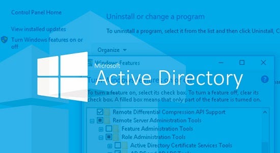 Как удалить active directory windows 10