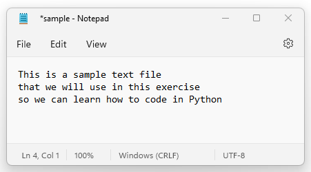 How to open/read files in Python. When I first started practicing ...