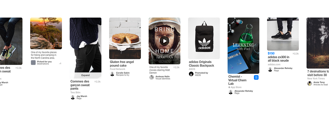 Redesigning Pinterest, block by block | by Andreas Pihlström | Medium