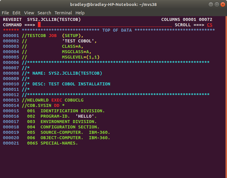 Run your own mainframe using Hercules mainframe emulator and MVS 3.8j