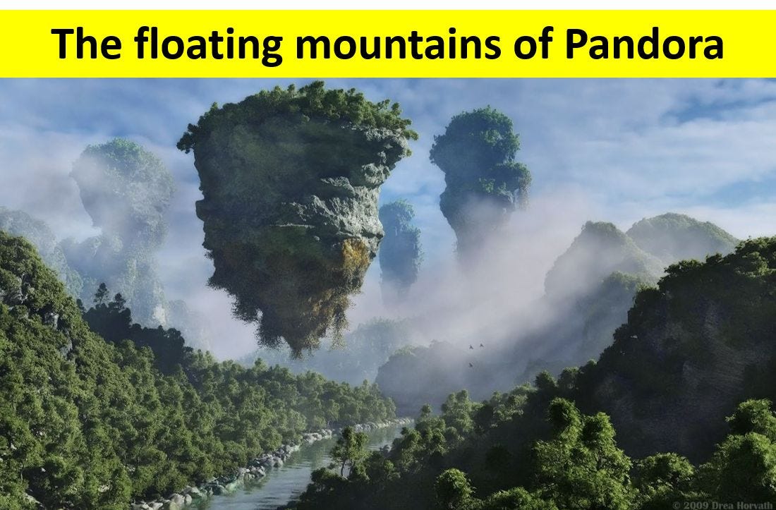 The floating mountains of Pandora | by Vineeth Venugopal | Medium