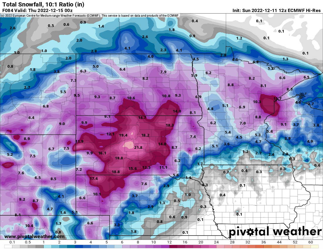 Week 50 2022 Blizzard for the Dakotas and Storms for the South by Da