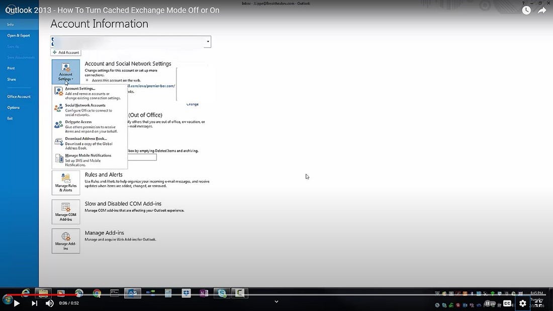 How To Enable Or Disable Cached Exchange Mode By Gopal Agarwal Medium