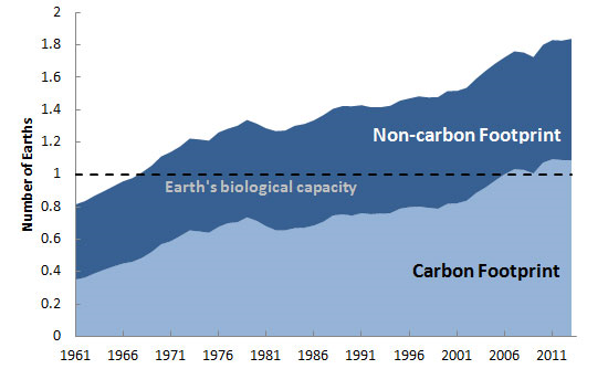 ecological footprint graph