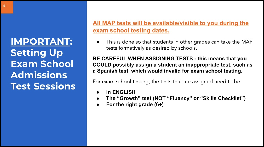 BPS officials won’t let students take the MAP Growth test in Spanish