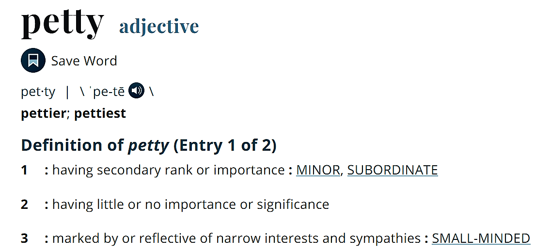 Who is a petty person?. How do we objectively define narrow and… | by