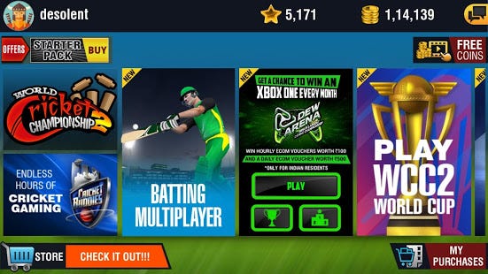 how to get unlimited coin in world cricket championship 2