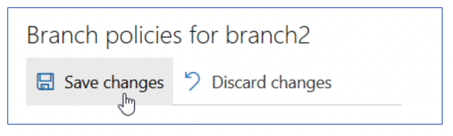 Branch policies