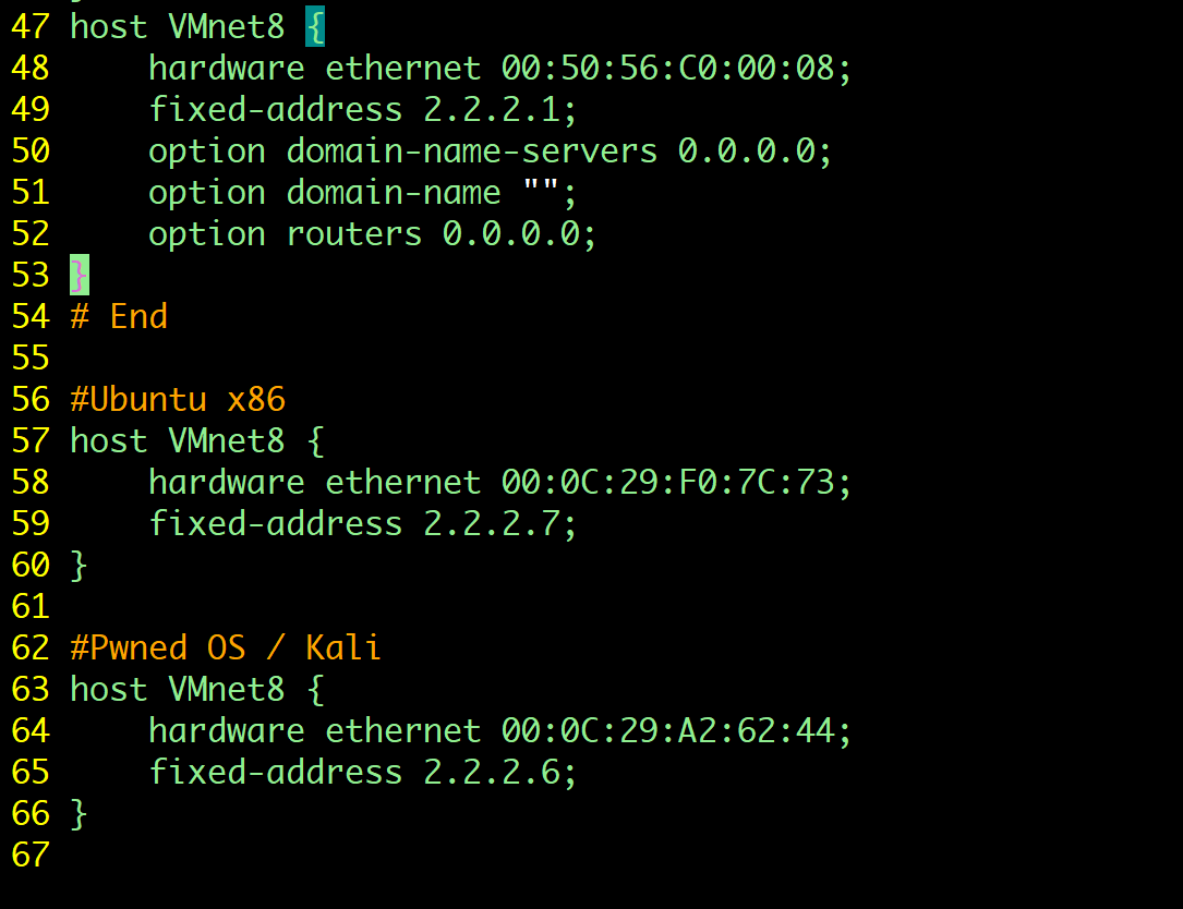 vmware ip address assignment