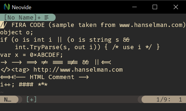 vimr from command line