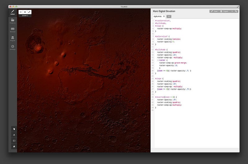 Mapping Mars with Open Data by Mapbox maps for developers
