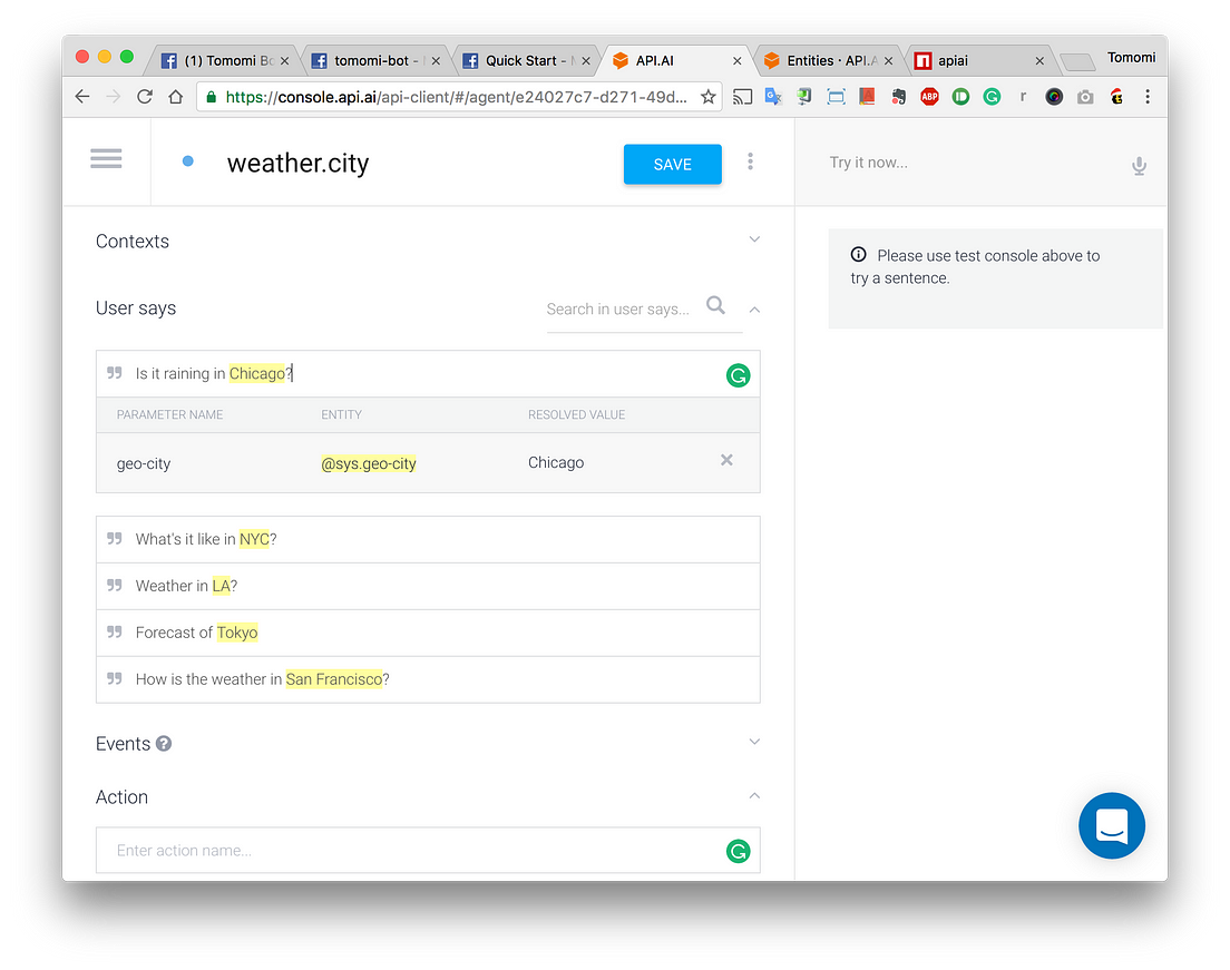 Creating a Simple Facebook Messenger AI Bot with API.ai in Node.js | by ...