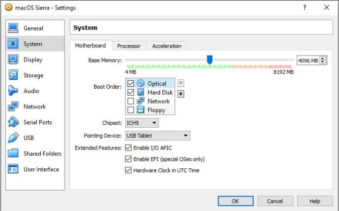 oracle vm virtualbox 64 bit not showing