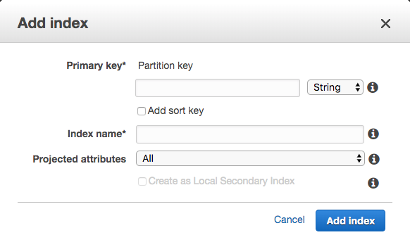 local dynamodb console