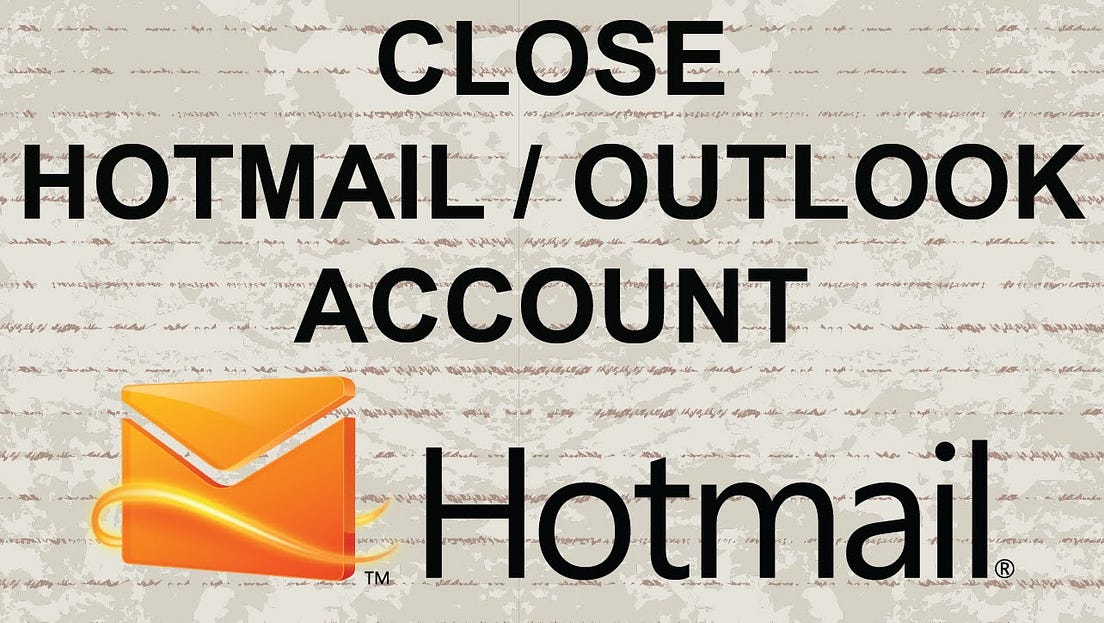 How To Delete And Close A Hotmail Or Windows Live Account By Aashish