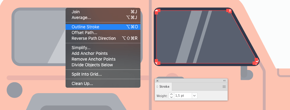 How to export an Illustrator file into a vector layered Photoshop file