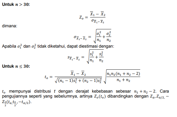 Contoh Soal Uji Hipotesis Taraf Nyata  Riset