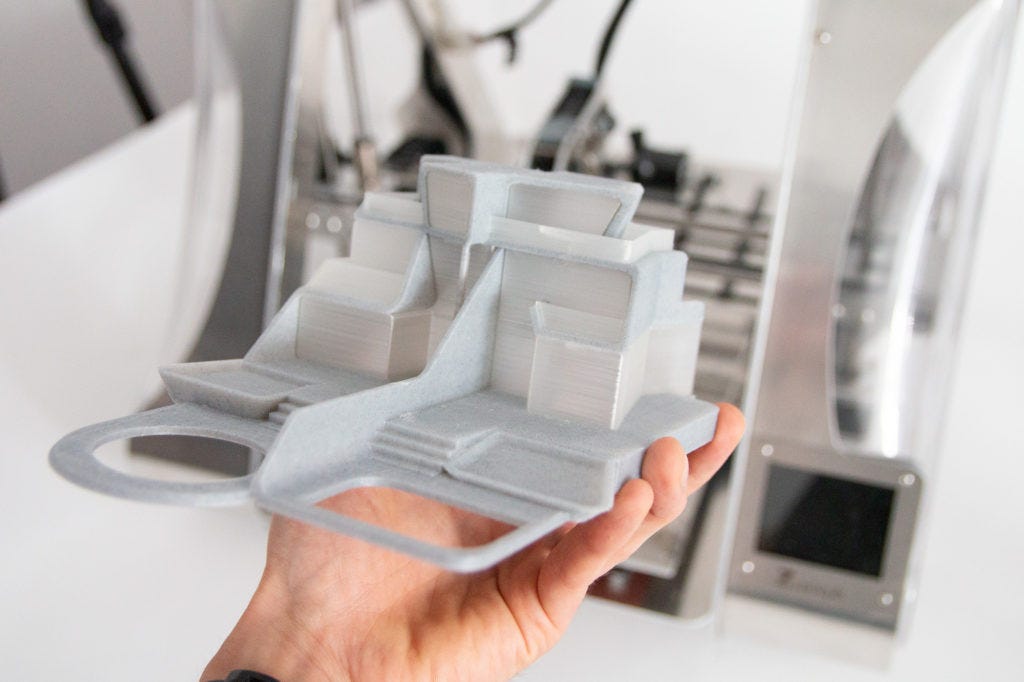 PLA 3D Printing Materials Overview by Zmorph SA Medium