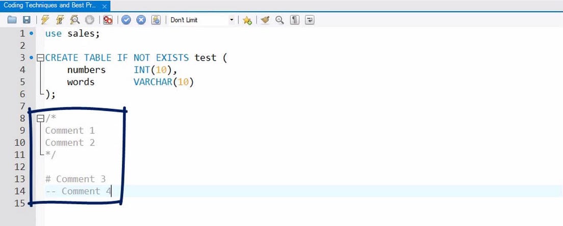 SQL Best Practices — How to type code cleanly and perfectly organized ...