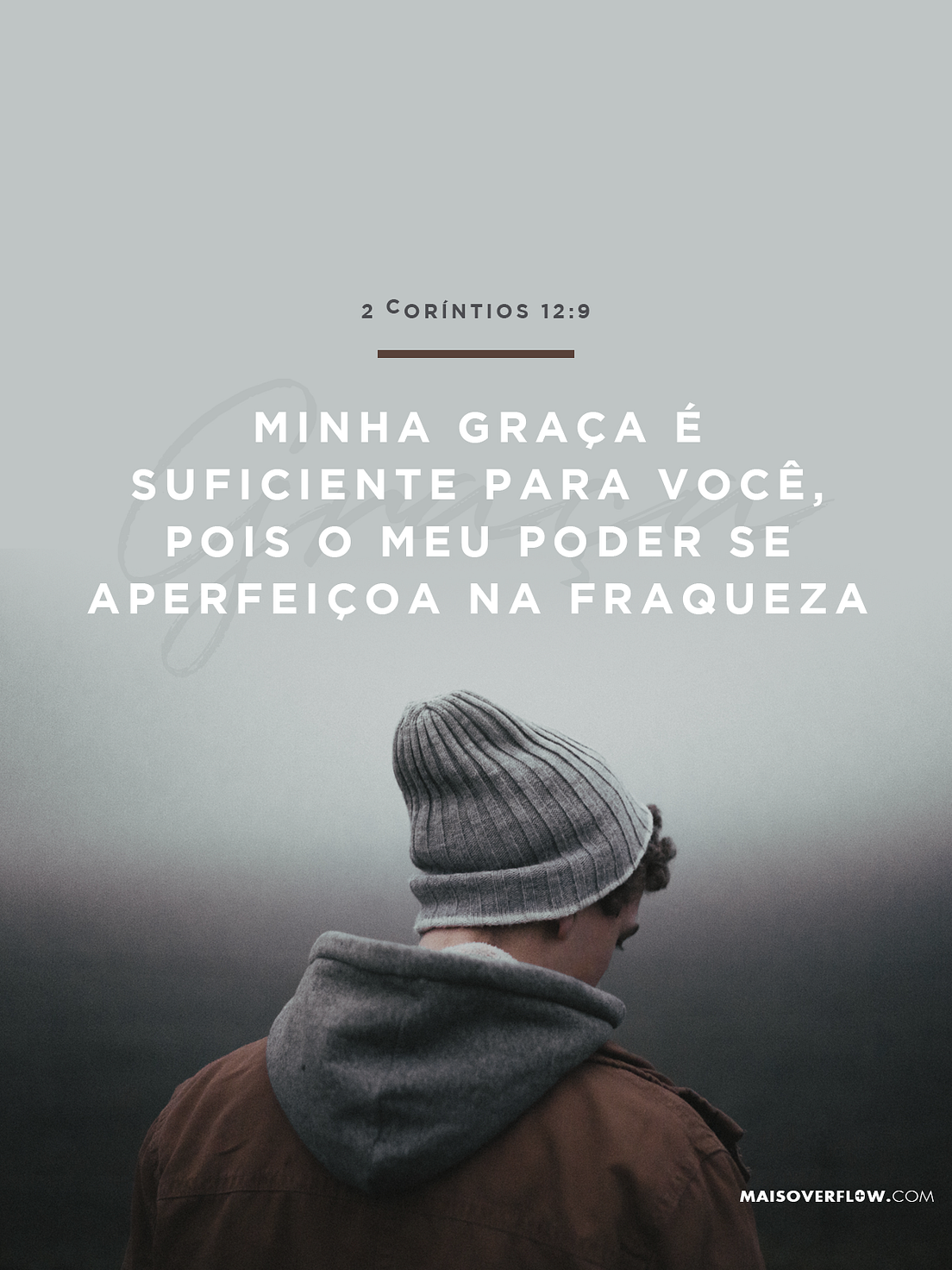 #30DaysOfBibleLettering | 2 Coríntios 12:9 | by OVERFLOW | maisoverflow ...