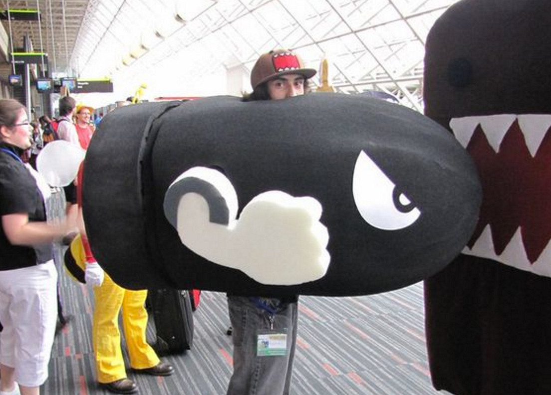 How to Dress Up Like Bullet Bill on Halloween Without Offending Bullets