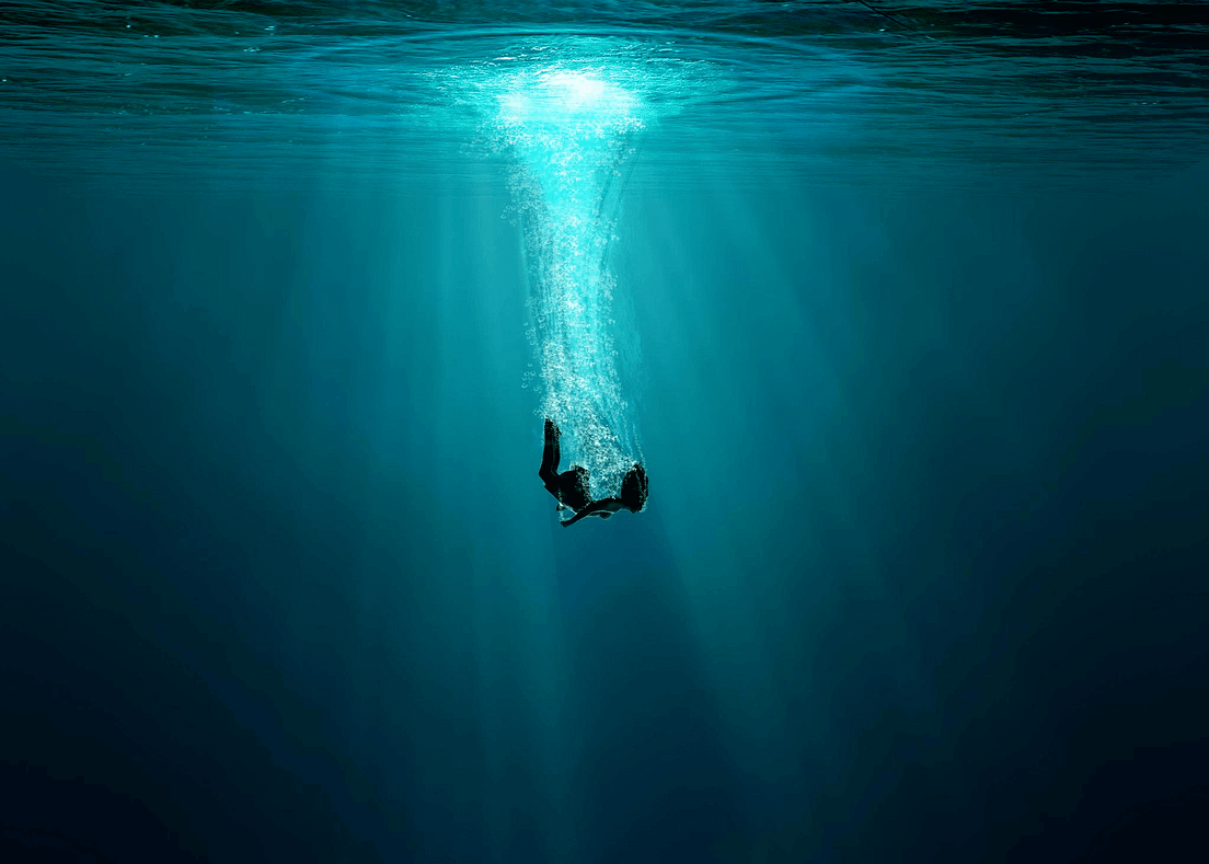 An Extract of Deep Water. Water does not resist. Water flows… by