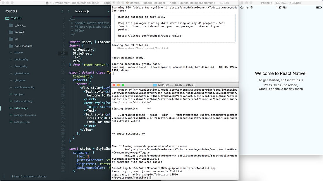 create todolist react natice create todolist react natice