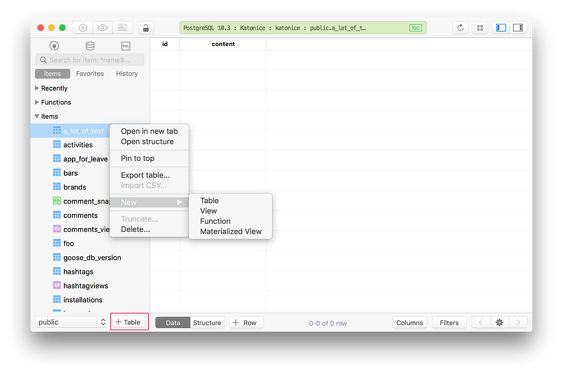Getting started with TablePlus. TablePlus is a native tool with an ...