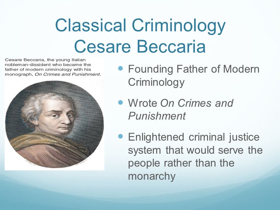 Classical v Positivist Criminology by Big Tows322, DPhil Medium