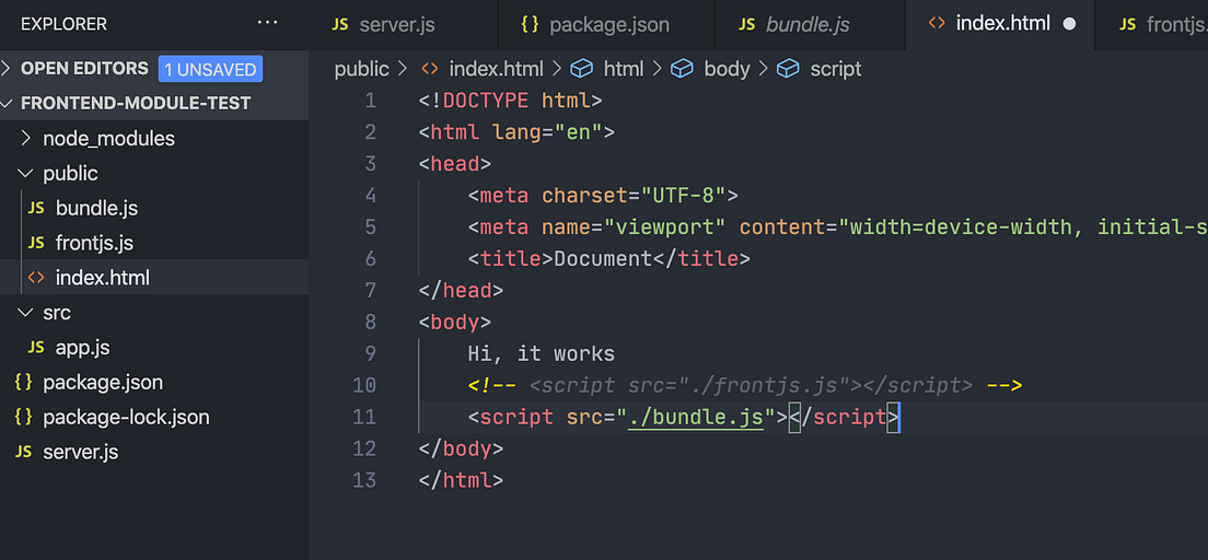 How can I use an npm module in frontend javascript? by Fredric Cliver Medium