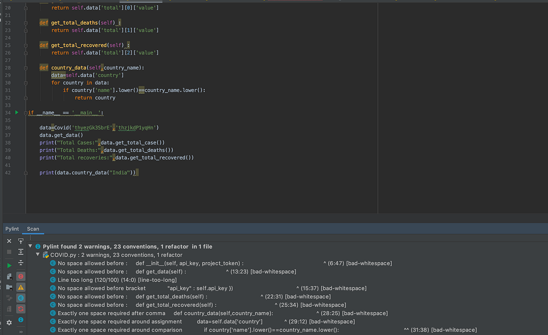 Using Pylint to write clean Python code | by Vishal Sharma | Towards ...