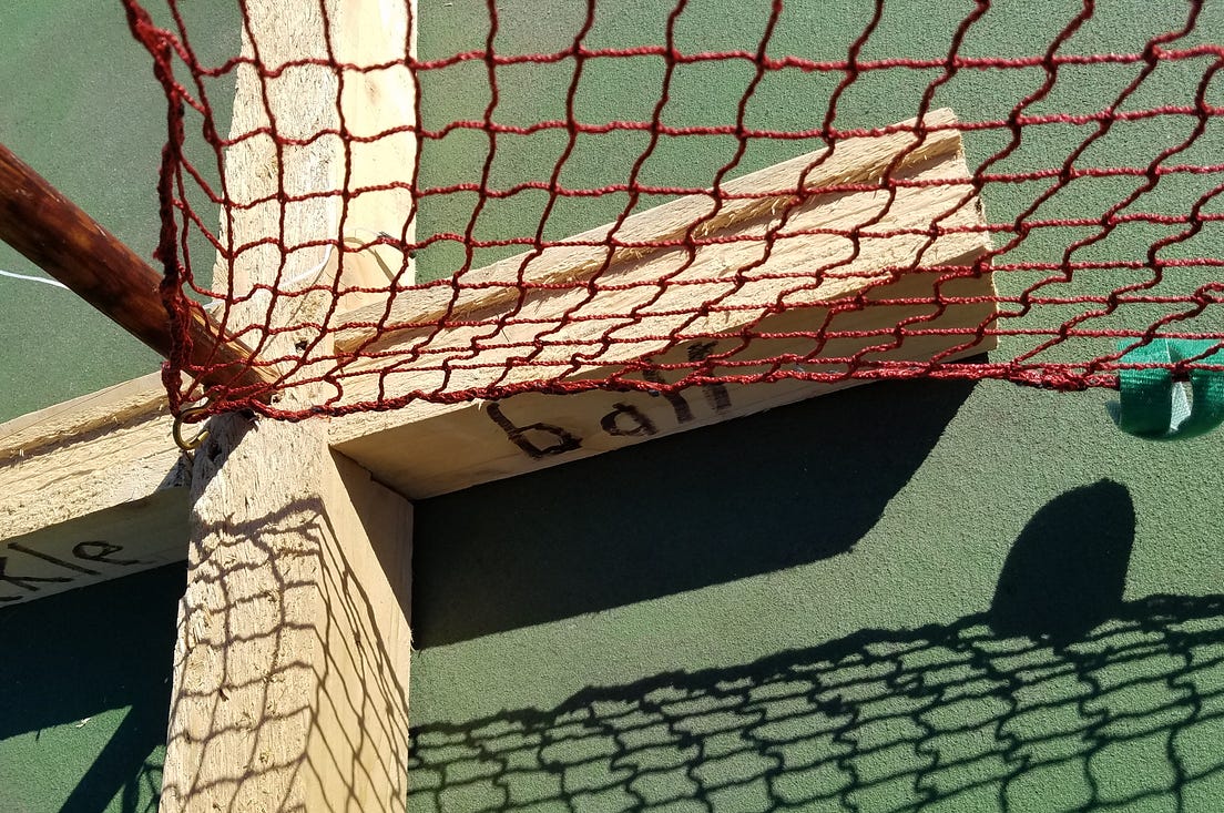 DIY Pickleball court divider 3050 by Keith Stobie Medium