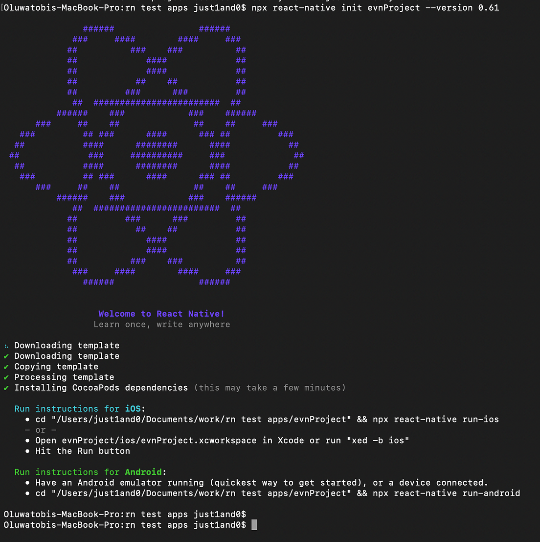 How To Setup env File In Your React Native Application By Oluwatobi