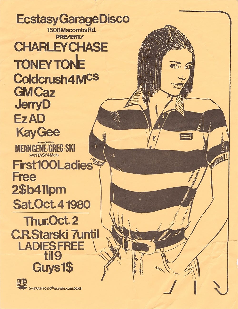 These handmade flyers from the earliest days of hip-hop advertise parties with rap’s biggest ...