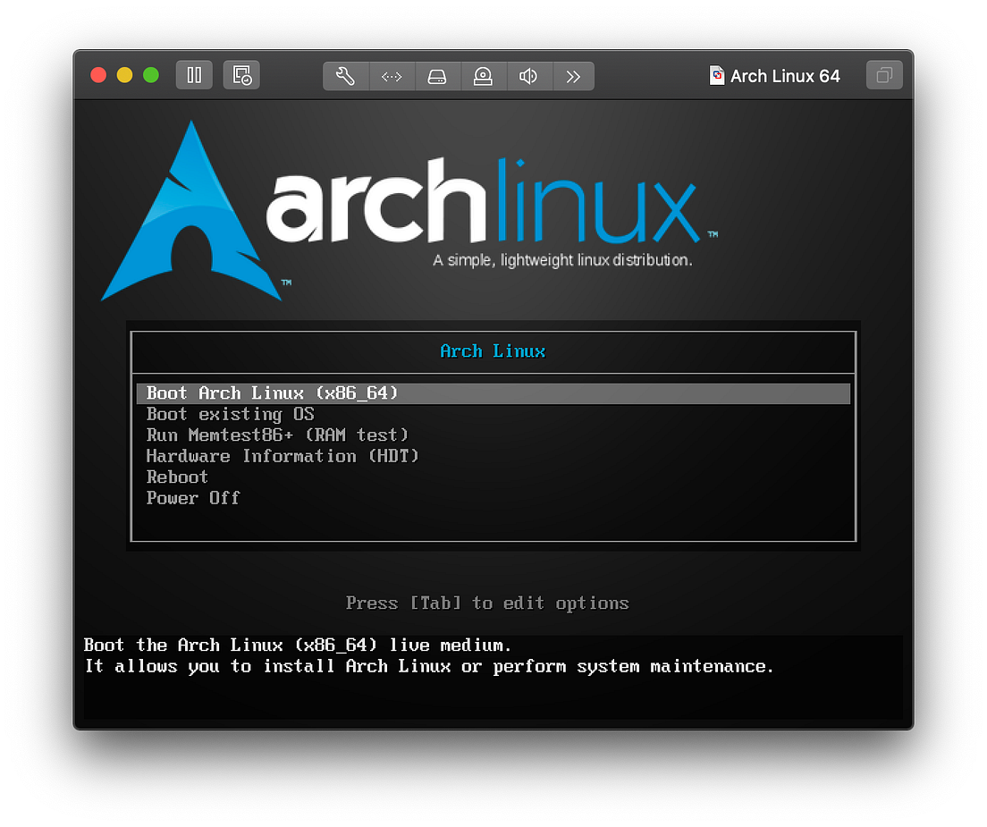 How to install Arch Linux Medium