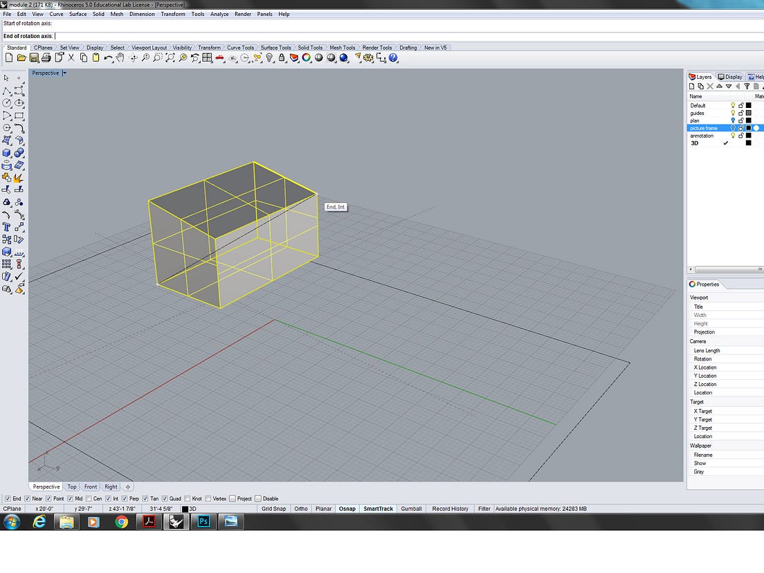 Creating and operating 3D solid objects in Rhino by Xulong DPro