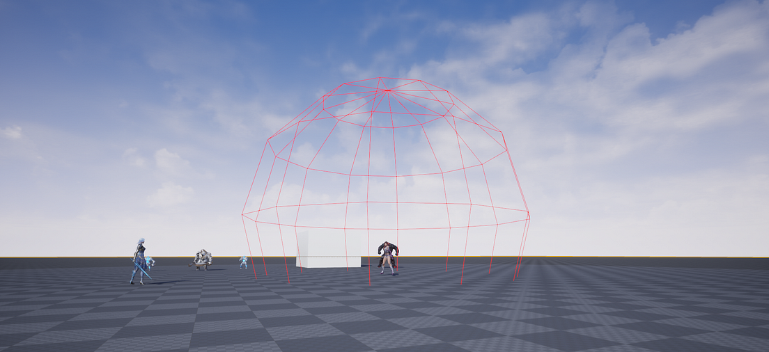 Unreal Engine 4 — UKismetSystemLibrarySphereOverlapActors by Josh