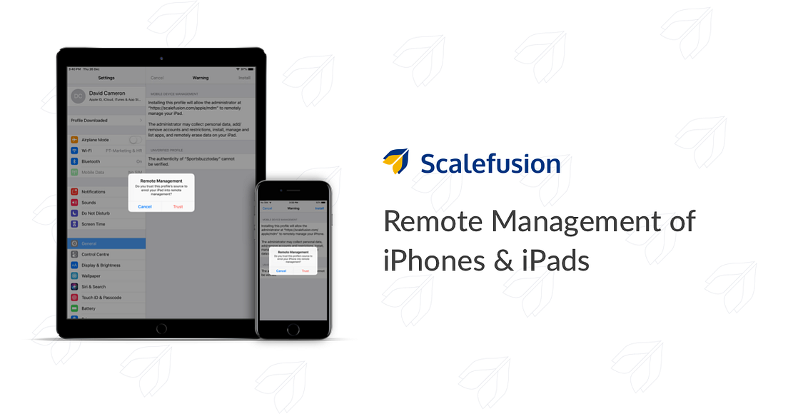 Remote Management for iPads and iPhones by Scalefusion Medium