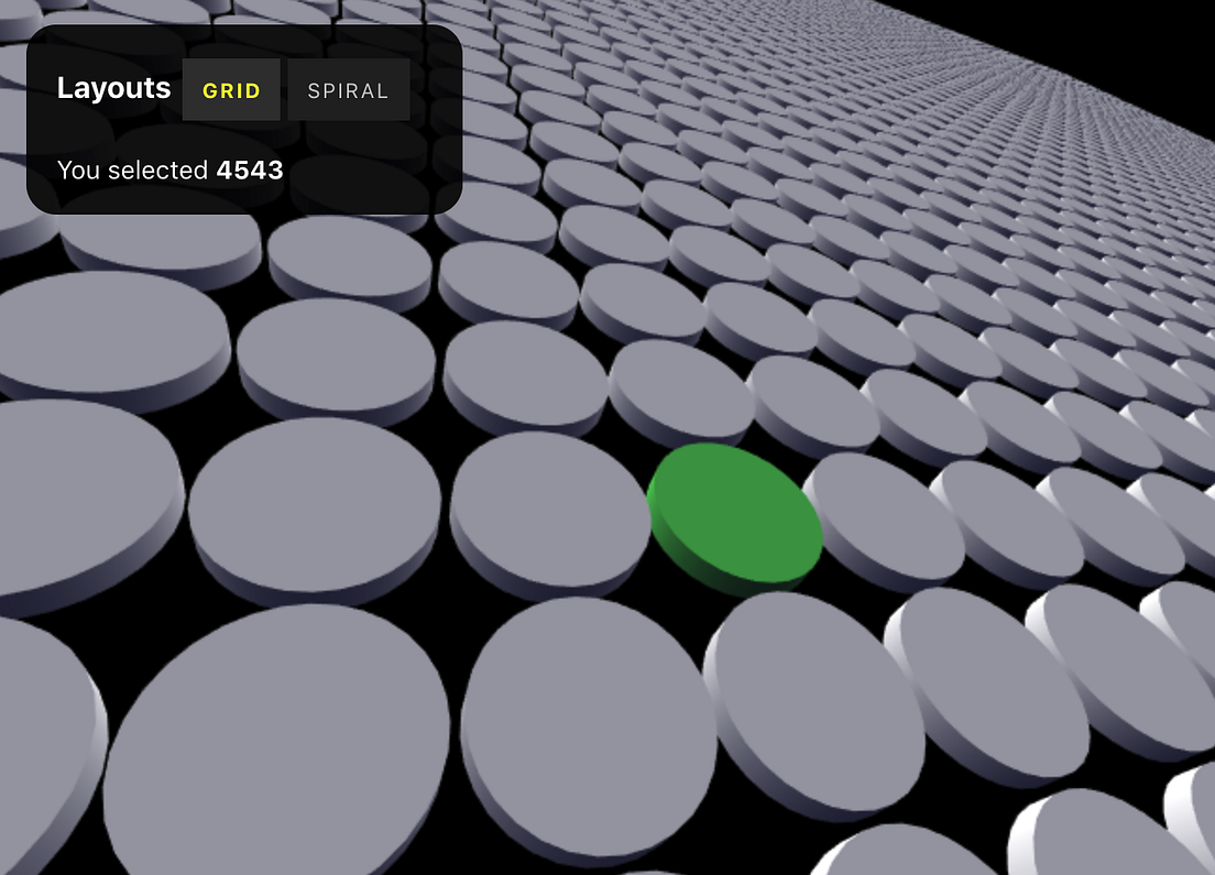 3D Data Visualization with React and Three.js | by Peter Beshai ...
