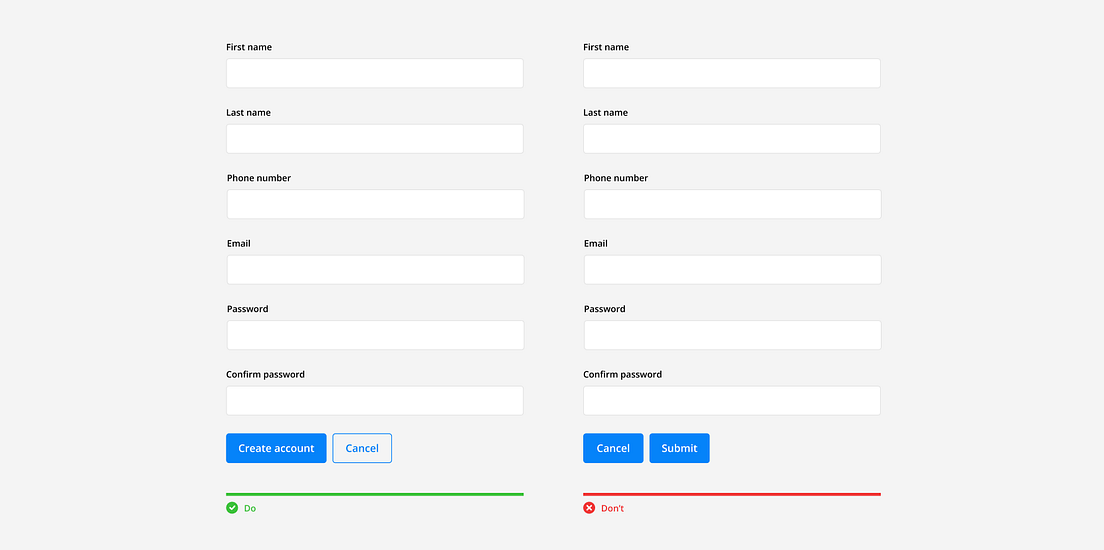 UI Designer’s Guide to Creating Forms & Inputs | by Molly Hellmuth ...