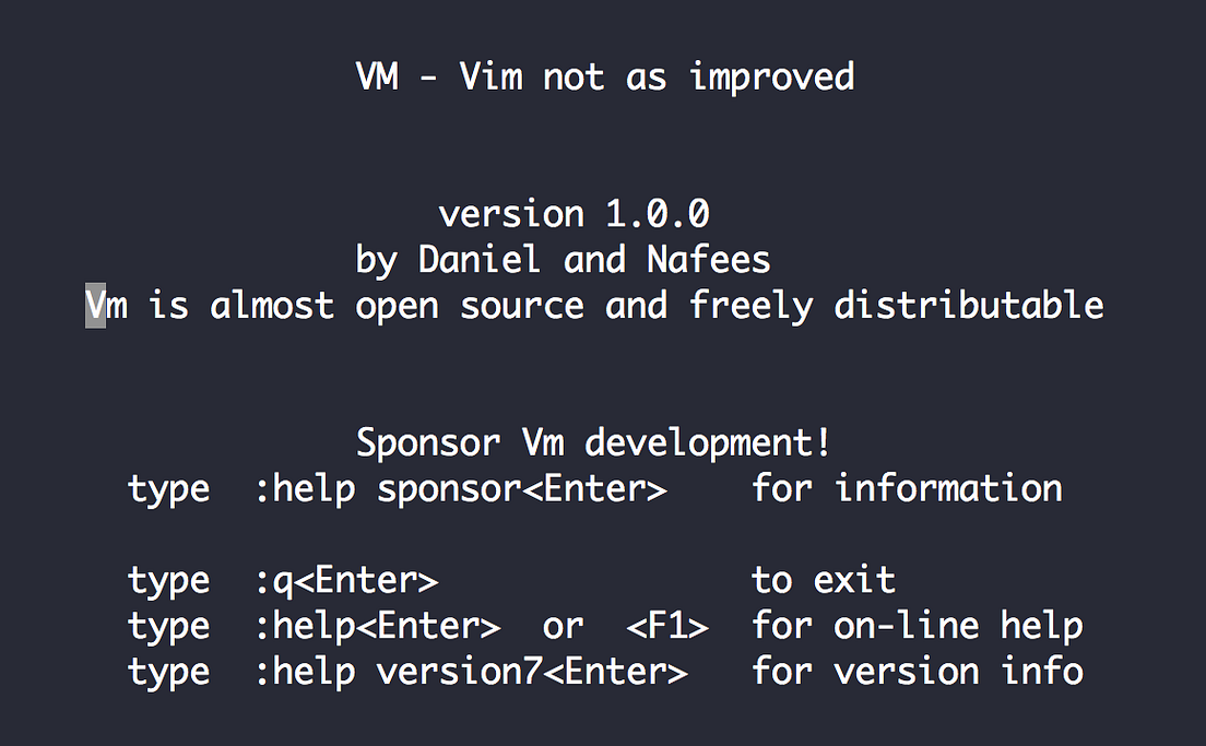Designing And Writing Vim From Scratch In 3 Weeks by Daniel Wang Medium